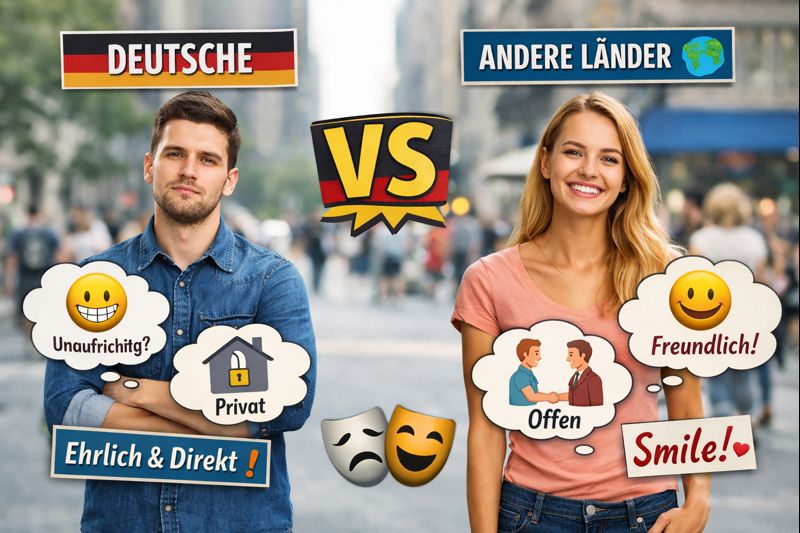 Warum lächeln Deutsche nicht ohne Grund?
